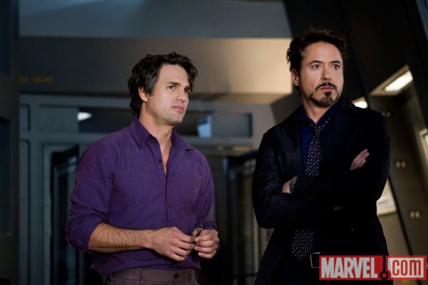 The Avengers-Mark Ruffalo-Robert Downey jr