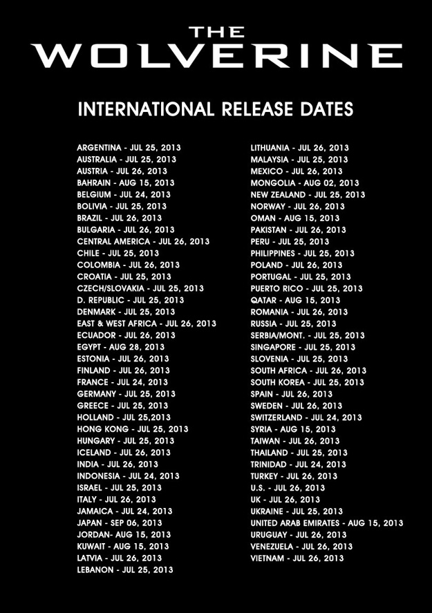 wolverineworldwidereleasedates