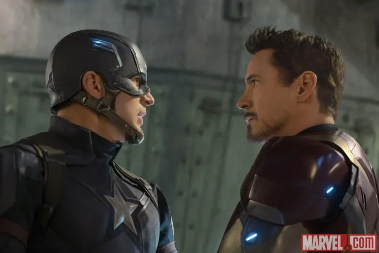 Robert Downey Jr. e Chris Evans nei panni di Doctor Doom e Captain America in una fan art