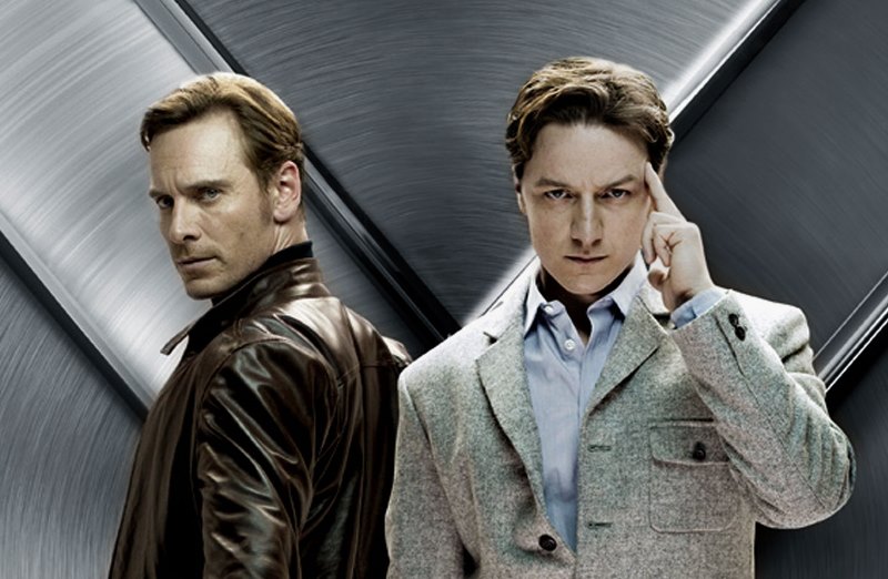X-Men Fassbender e McAvoy