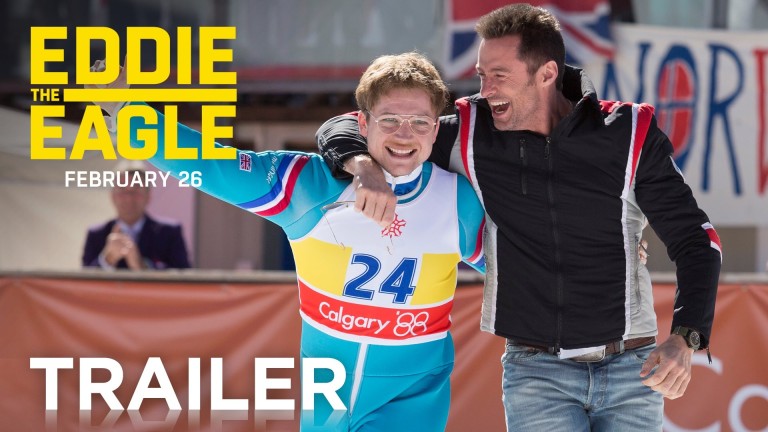 Hugh Jackman e Taron Egerton nel primo trailer di Eddie the Eagle Hugh Jackman e Taron Egerton nel primo trailer di Eddie the Eagle