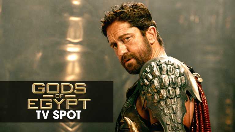 Gerard Butler protagonista di un nuovo spot di Gods of Egypt Gerard Butler protagonista di un nuovo spot di Gods of Egypt