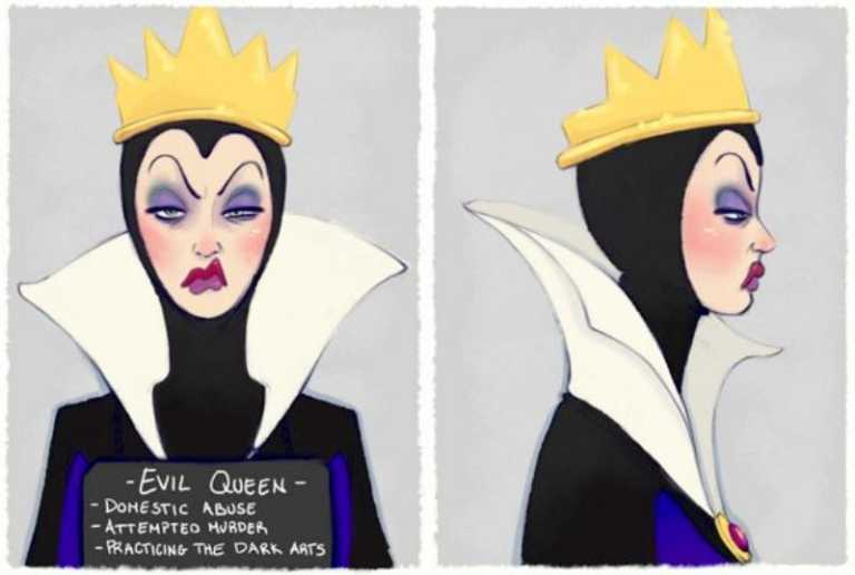 Villain Disney: le foto segnaletiche dei cattivi delle fiabe Villain Disney: le foto segnaletiche dei cattivi delle fiabe