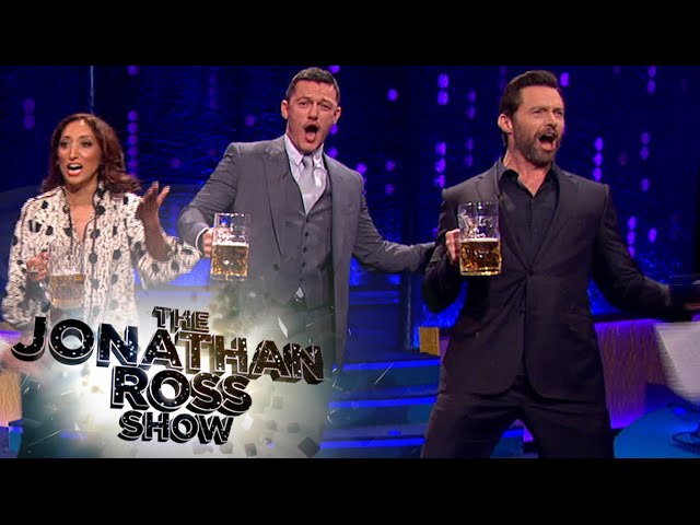 Hugh Jackman e Luke Evans cantano La canzone di Gaston – video Hugh Jackman e Luke Evans cantano La canzone di Gaston – video