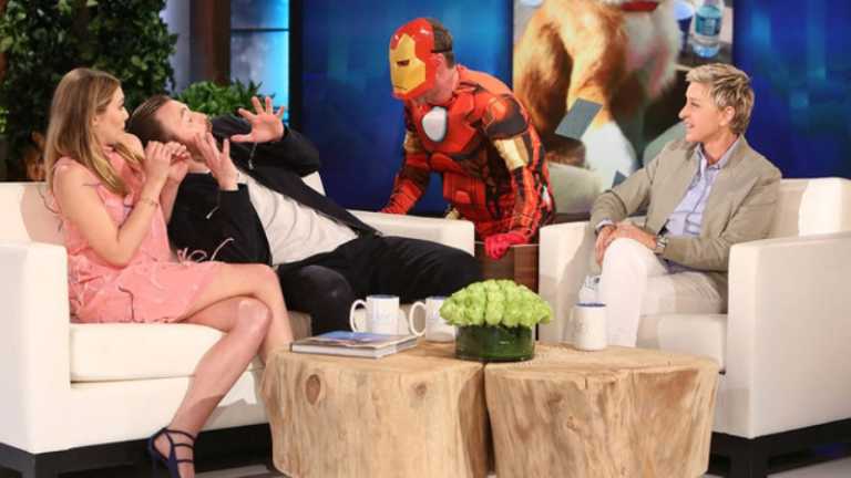 Chris Evans spaventato a morte da Ellen Degeneres – video Chris Evans spaventato a morte da Ellen Degeneres – video