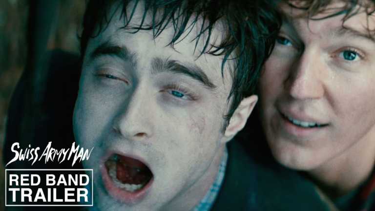 Daniel Radcliffe nel trailer vietato ai minori di Swiss Army Man Daniel Radcliffe nel trailer vietato ai minori di Swiss Army Man