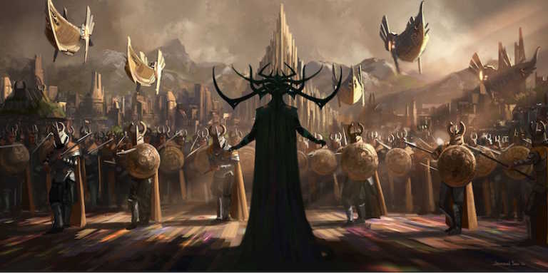 Thor Ragnarok: l’epico set in costruzione – foto Thor Ragnarok: l’epico set in costruzione – foto