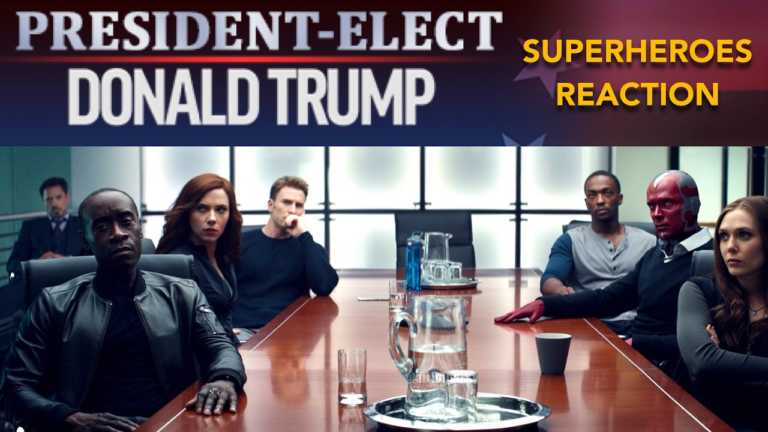 Donald Trump: la reazione dei supereroi alle elezioni Donald Trump: la reazione dei supereroi alle elezioni