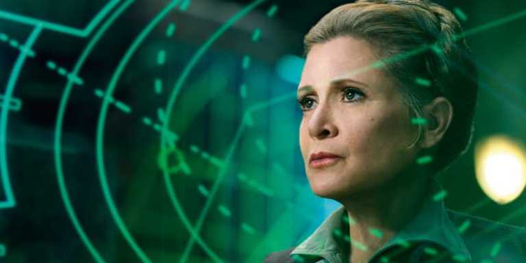 Carrie Fisher amava l’ultima apparizione di Leia Carrie Fisher amava l’ultima apparizione di Leia