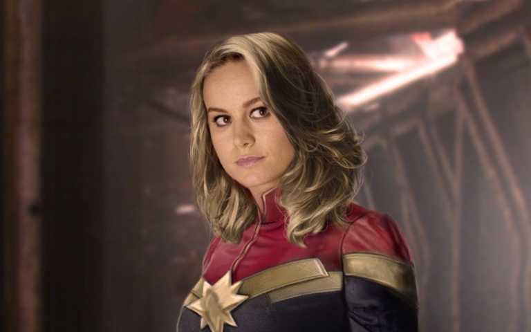 Captain marvel: il costume nel concept con Brie Larson Captain marvel: il costume nel concept con Brie Larson
