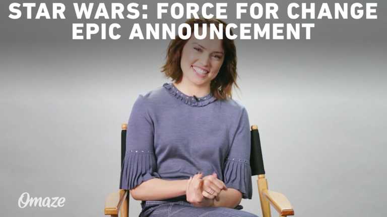 Star Wars: Daisy Ridley e Mark Hamill per Force for Change Star Wars: Daisy Ridley e Mark Hamill per Force for Change