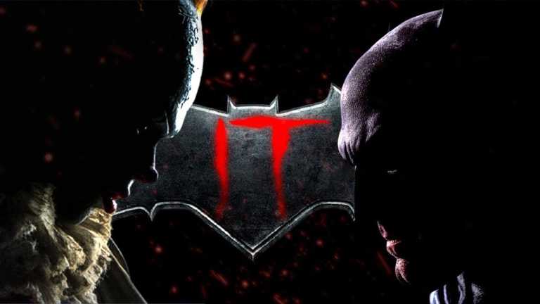 It mash-up: Pennywise si scontra con Batman It mash-up: Pennywise si scontra con Batman