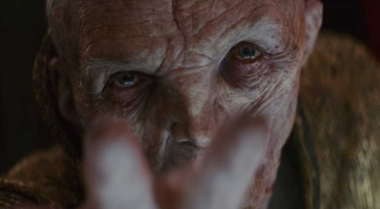 Star Wars: Gli Ultimi Jedi, Snoke &egrave; pi&ugrave; potente di Darth Vader e dell&rsquo;Imperatore