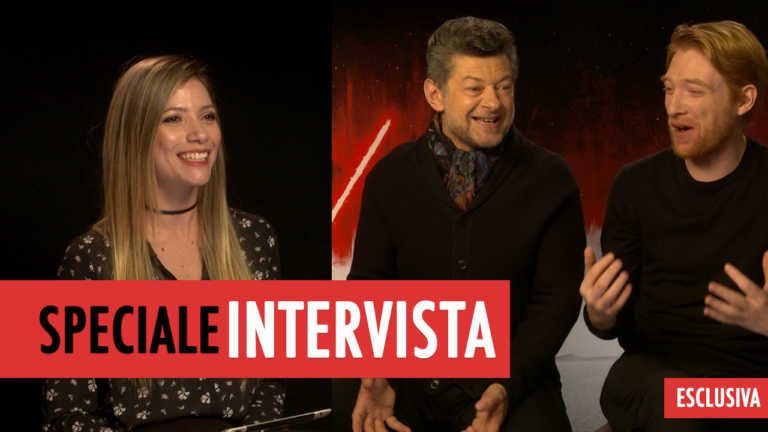 Star Wars: Gli Ultimi Jedi, intervista a Andy Serkis e Domhnall Gleeson