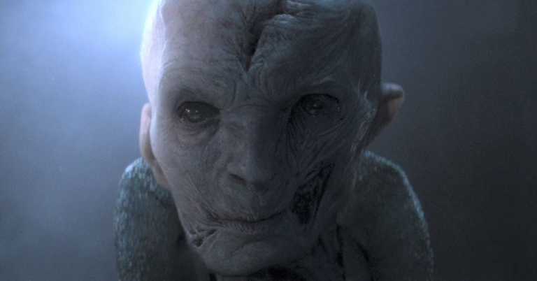 Star Wars: Gli Ultimi Jedi, la prima reazione di Andy Serkis al destino di Snoke