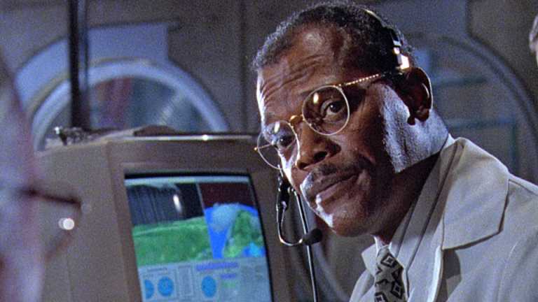 Jurassic Park: una tempesta imped&igrave; la &ldquo;morte&rdquo; di Samuel L. Jackson
