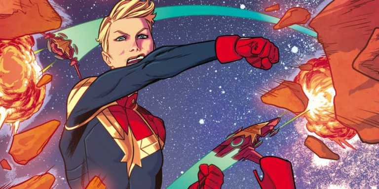 Captain Marvel riceve l’SOS di Nick Fury – fanart Captain Marvel riceve l’SOS di Nick Fury – fanart