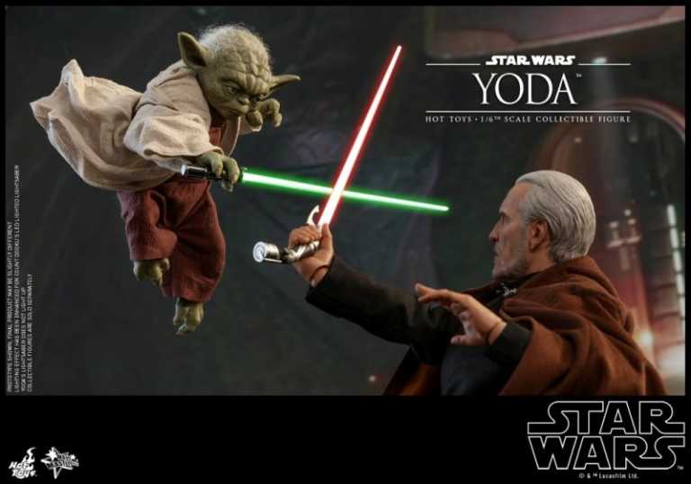 Star Wars: Yoda vs Conte Dooku in scala 1:6 della Hot Toys Star Wars: Yoda vs Conte Dooku in scala 1:6 della Hot Toys
