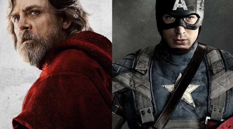 La spada laser può distruggere lo scudo di Cap? Le risposte di Mark Hamill e Chris Evans La spada laser può distruggere lo scudo di Cap? Le risposte di Mark Hamill e Chris Evans