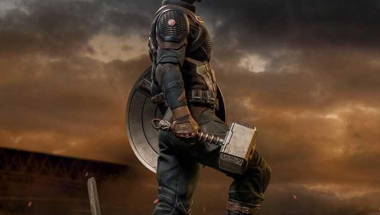 Captain America: una statua dettagliata mostra l’eroe che impugna il Mjolnir Captain America: una statua dettagliata mostra l’eroe che impugna il Mjolnir