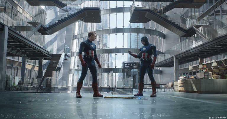 Avengers: Endgame, il backstage di Cap vs Cap Avengers: Endgame, il backstage di Cap vs Cap