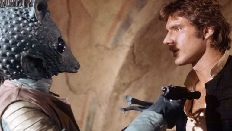 Star Wars: George Lucas ha cambiato di nuovo la scena Han/Greedo Star Wars: George Lucas ha cambiato di nuovo la scena Han/Greedo