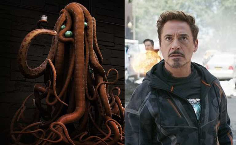 Avengers: Infinity War, la scena con Tony Stark e il calamaro gigante Avengers: Infinity War, la scena con Tony Stark e il calamaro gigante