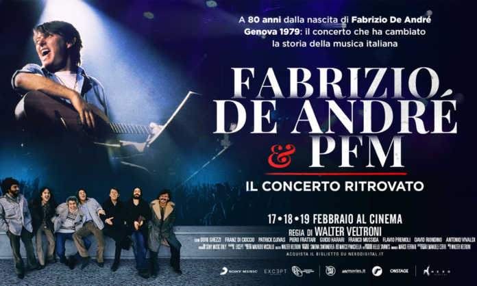 Fabrizio De André e PFM. Il concerto ritrovato film 2019