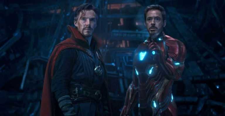 Avengers: Infinity War, Doctor Strange con l&rsquo;armatura di Iron Man in una scena eliminata
