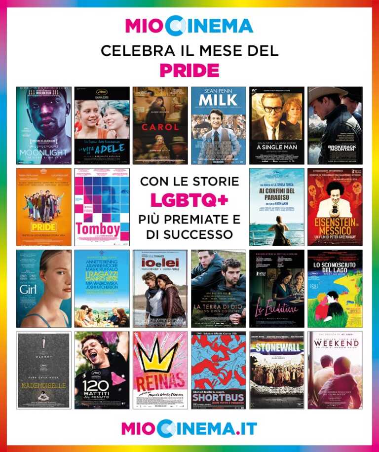 Pride: domenica 21 giugno la rassegna cinematografica su Mio Cinema Pride: domenica 21 giugno la rassegna cinematografica su Mio Cinema
