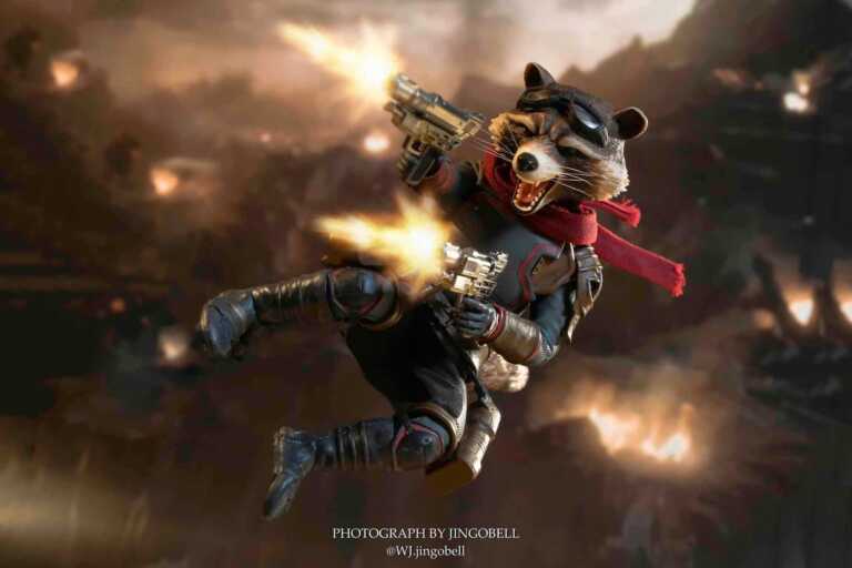 Rocket Raccoon: la bellissima action figure di Hot Toys&nbsp;
