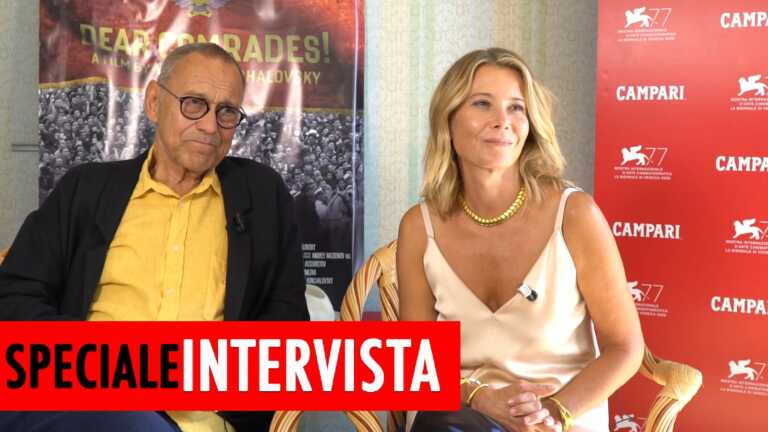 Andrei Konchalovsky a Venezia 77 con Cari Compagni Andrei Konchalovsky a Venezia 77 con Cari Compagni