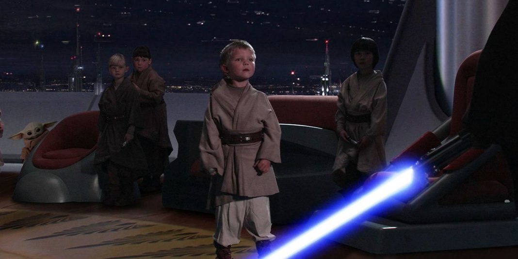 Baby-Yoda-in-Revenge-of-the-Sith la vendetta dei sith