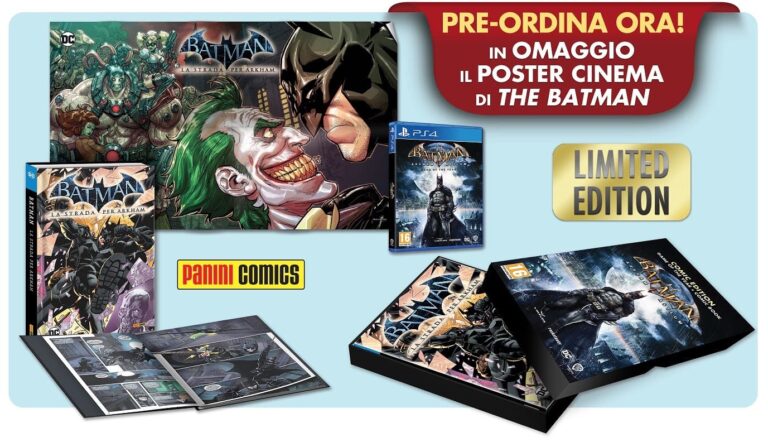 Batman: Arkham Asylum, disponibile da oggi in pre-order l&rsquo;esclusiva Comic Edition