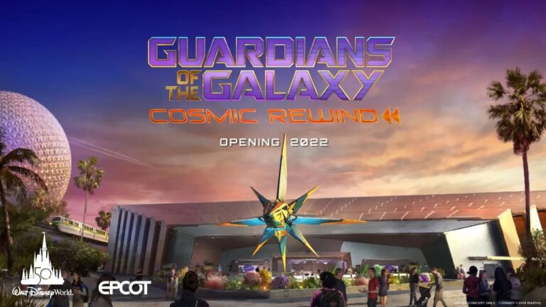 Disney World: il primo sguardo all&rsquo;interno di Guardians of the Galaxy Cosmic Rewind&nbsp;