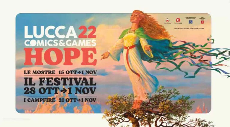 Lucca Comics & Games 2022: svelato il tema &ldquo;Hope&rdquo; e mostrato il poster. I primi annunci
