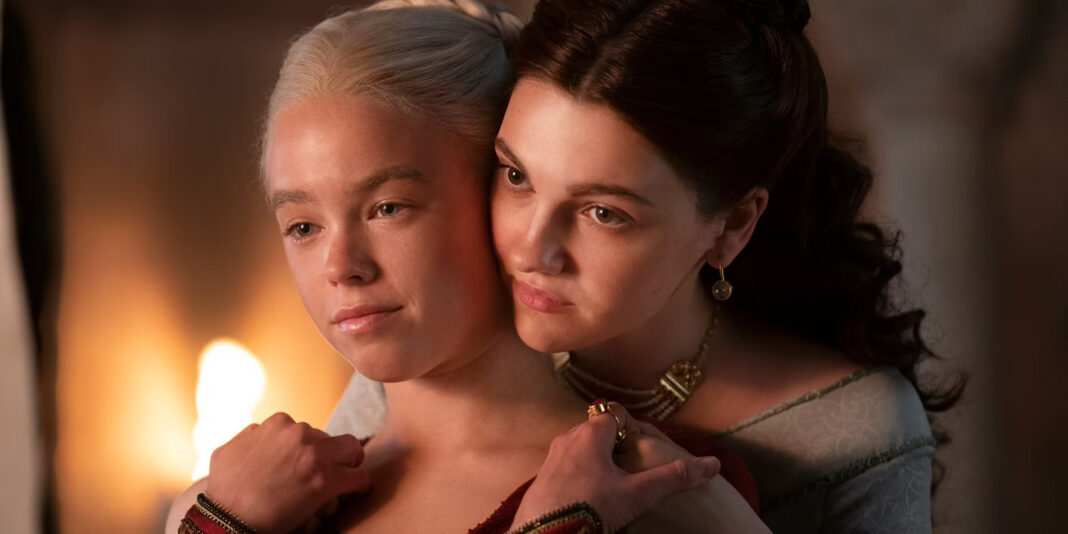 House-of-the-Dragon-milly-alcock-young-rhaenyra-emily-carey-young-alicent House of the Dragon
