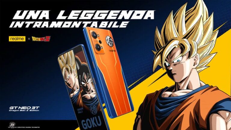realme GT NEO 3T Dragon Ball Z Edition ad un prezzo speciale per l&rsquo;uscita del nuovo film dedicato al Super Saiyan