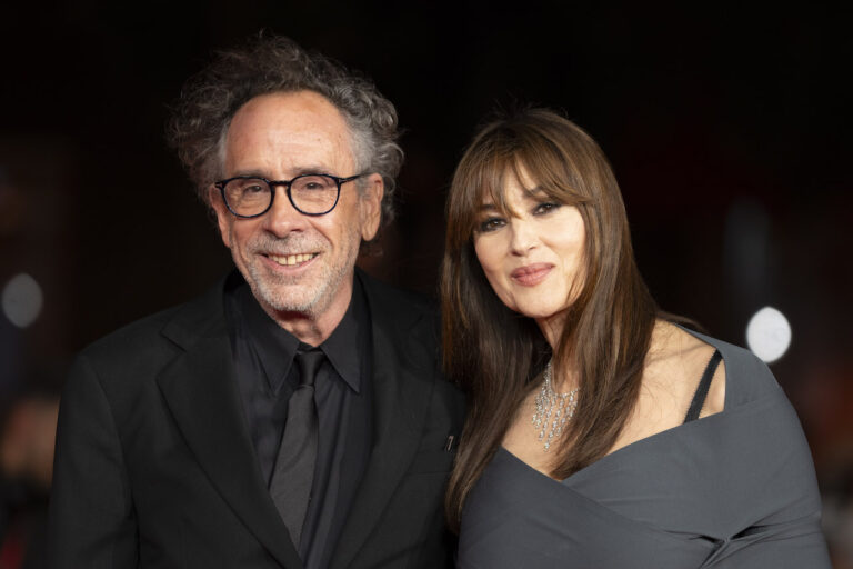 Monica Bellucci e Tim Burton incantano la Festa del cinema di Roma