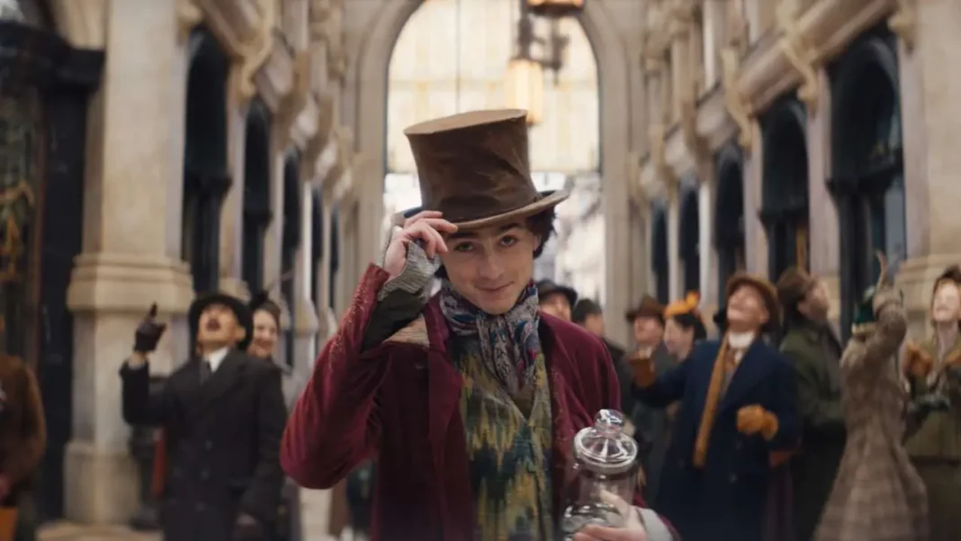 Wonka Timothée Chalamet film fantasy 2023 Wonka Timothée Chalamet film fantasy 2023