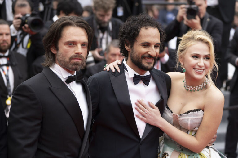 Festival di Cannes 2024, le foto dal red carpet di The Apprentice con Sebastian Stan