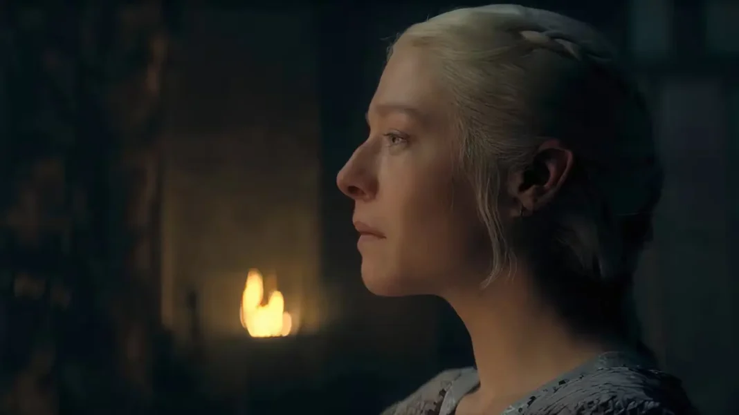 rhaenyra-emma-d-arcy-viewed-from-the-side-on-dragonstone-in-house-of-the-dragon-season-2-episode-8 House of the dragon