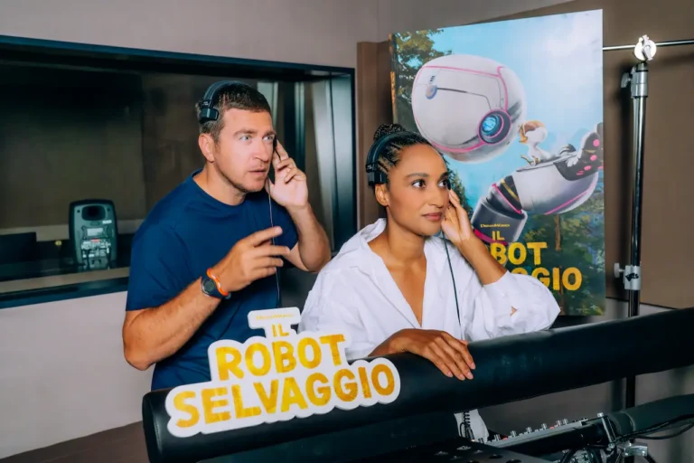 Esther Elisha e Alessandro Roia, doppiatori di Il Robot Selvaggio, parlano della gentilezza come strumento di rivoluzione