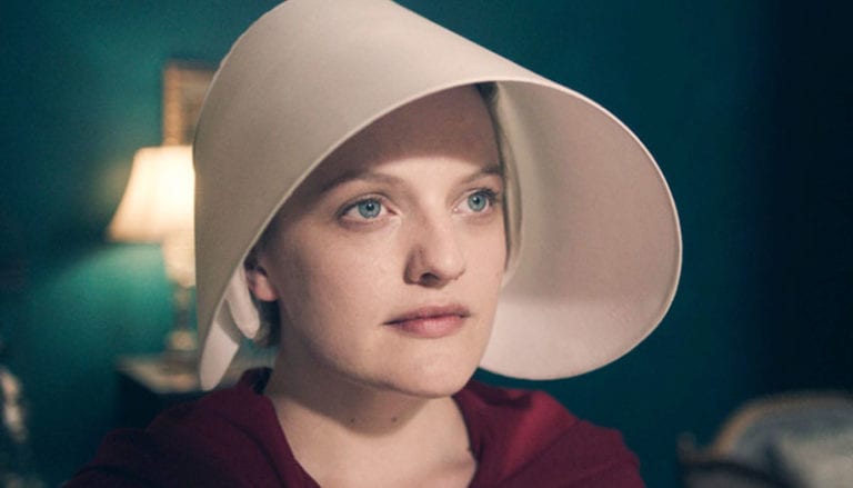 Elisabeth Moss in The Handmaid's Tale Elisabeth Moss in The Handmaid's Tale