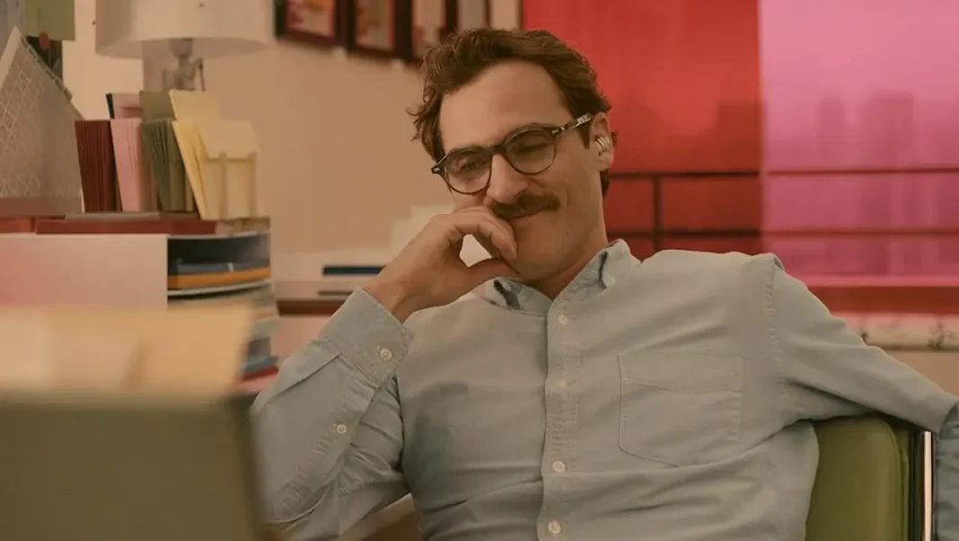 Joaquin Phoenix è Theodore in Lei