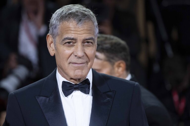 George Clooney Leone d&rsquo;oro alla carriera a Venezia 83