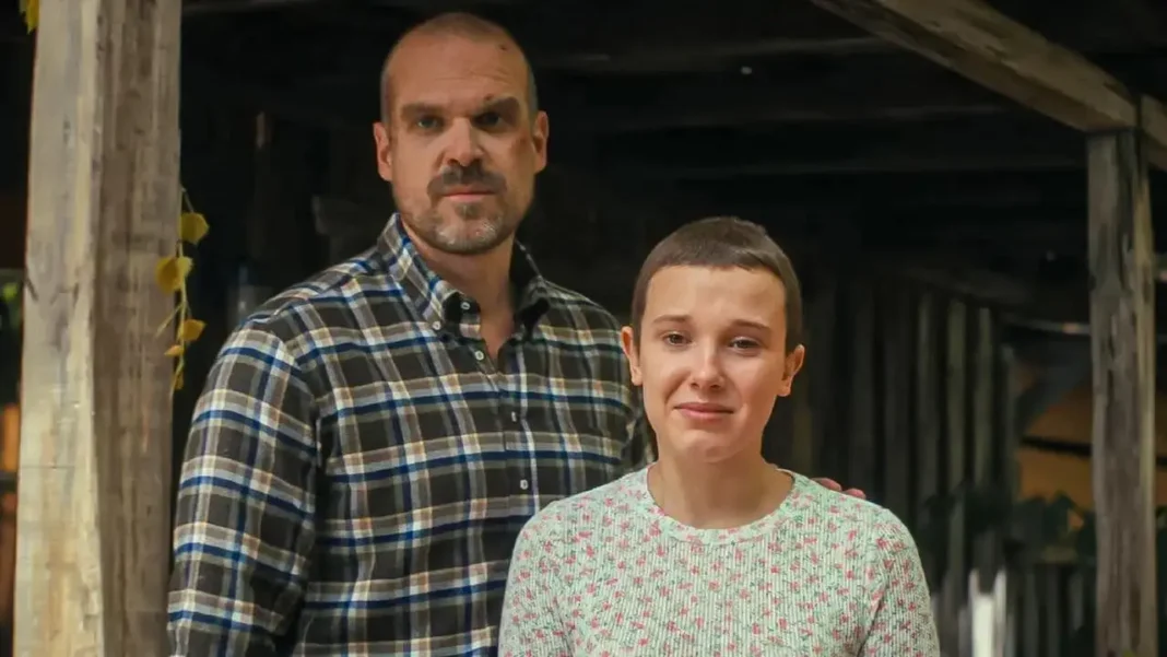 Millie Bobby Brown David Harbour Millie Bobby Brown e David Harbour