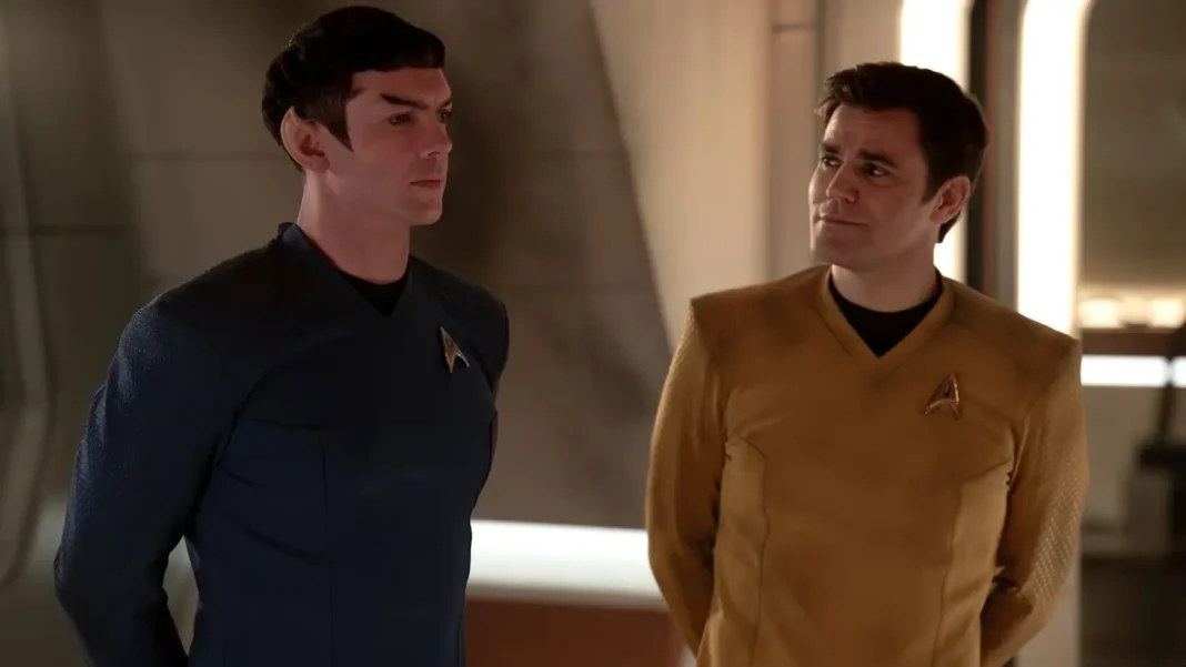 spock-and-kirk-in-strange-new-worlds Star Trek: Strange New Worlds