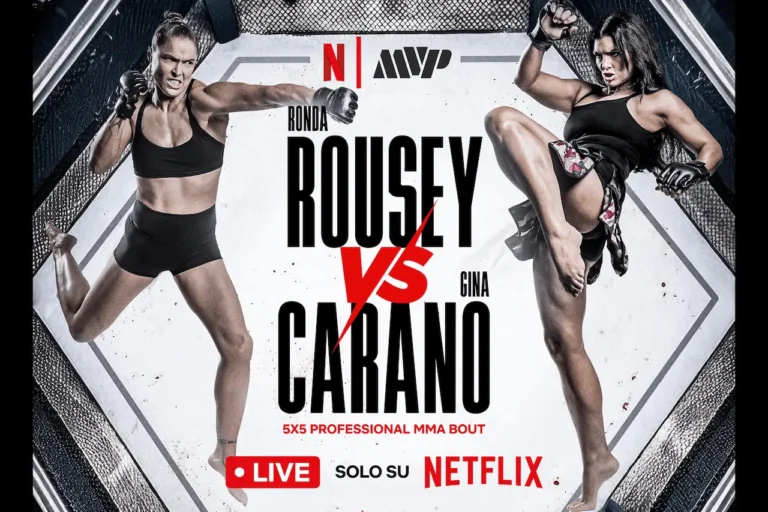 Rousey vs Carano: Netflix inaugura la sua programmazione di MMA