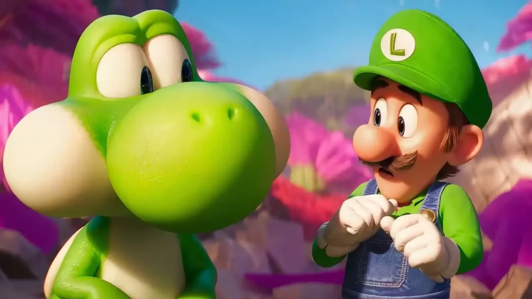 yoshi-super-mario-galaxy-movie Donald Glover Yoshi e Luigi nel film Super Mario Galaxy